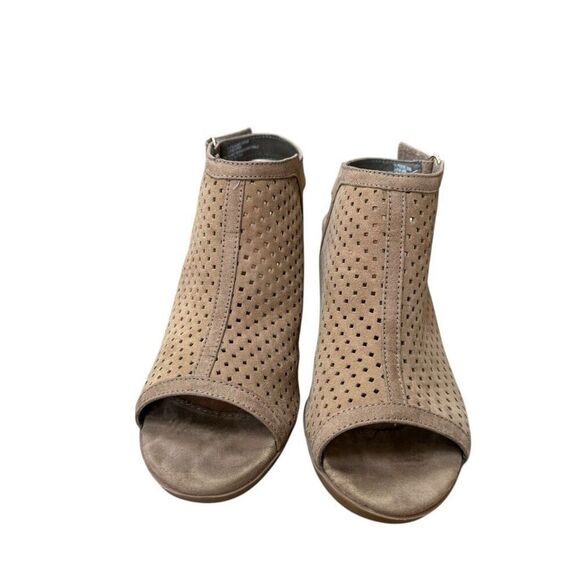 Eurosoft by Sofft Melrose Brown leather open toe bootie size 7 - Picture 3 of 6